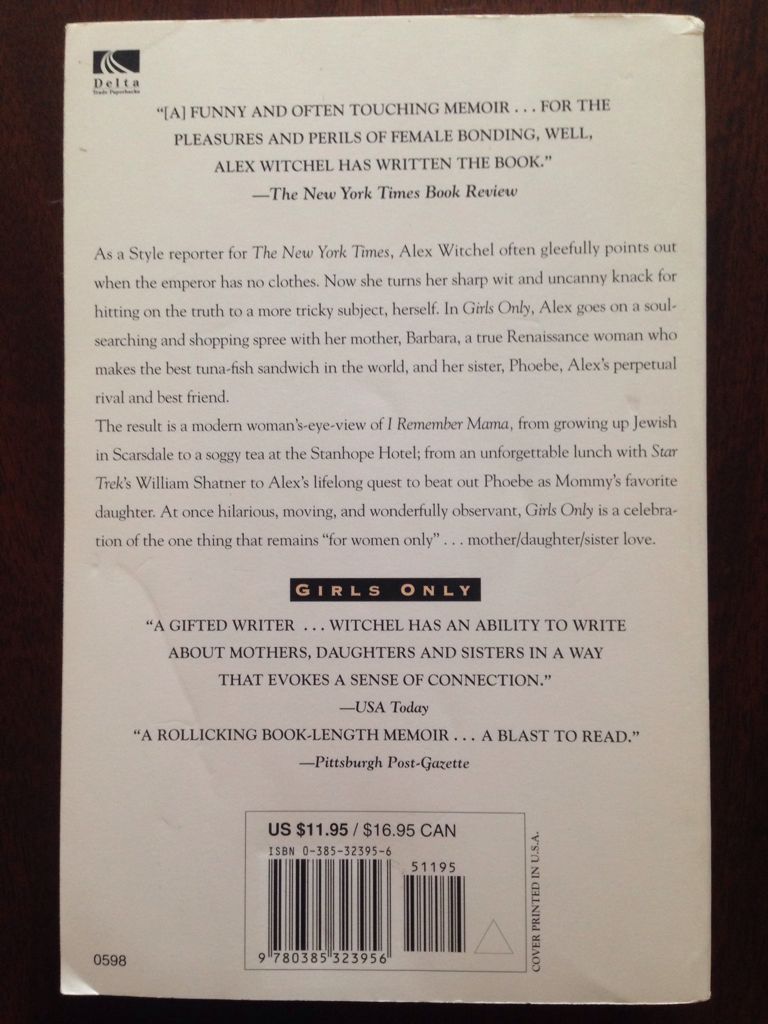 Girls Only  (Dell Publishing Company - Paperback) book collectible [Barcode 9780385323956] - Main Image 2