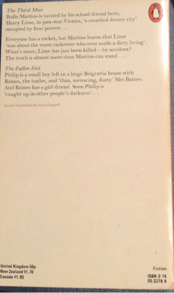The Third Man - Greene (Penguin Classic - Paperback) book collectible - Main Image 2