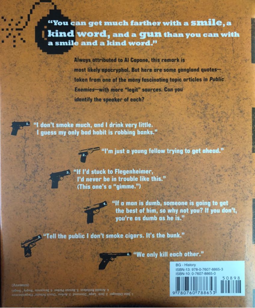 Public Enemies  book collectible [Barcode 9780760788653] - Main Image 2