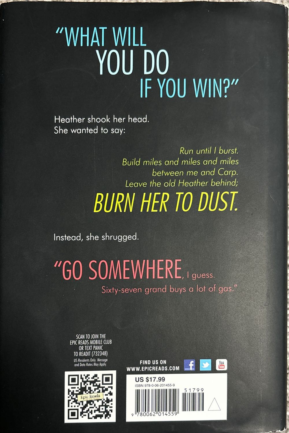 Panic - Lauren Oliver (HarperCollins - Paperback) book collectible [Barcode 9780062014559] - Main Image 2