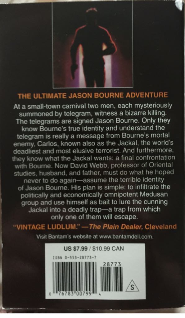The Bourne Ultimatum - Robert Ludlum (Bantam Books - Paperback) book collectible [Barcode 9780586064566] - Main Image 2