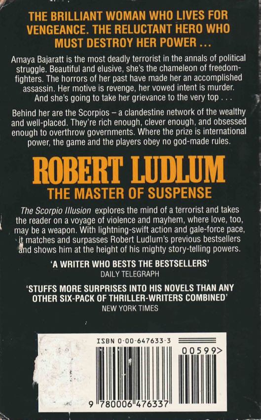 Scorpio Illusion - Ludlum Robert (Bantam Books - Paperback) book collectible [Barcode 9780006476337] - Main Image 2