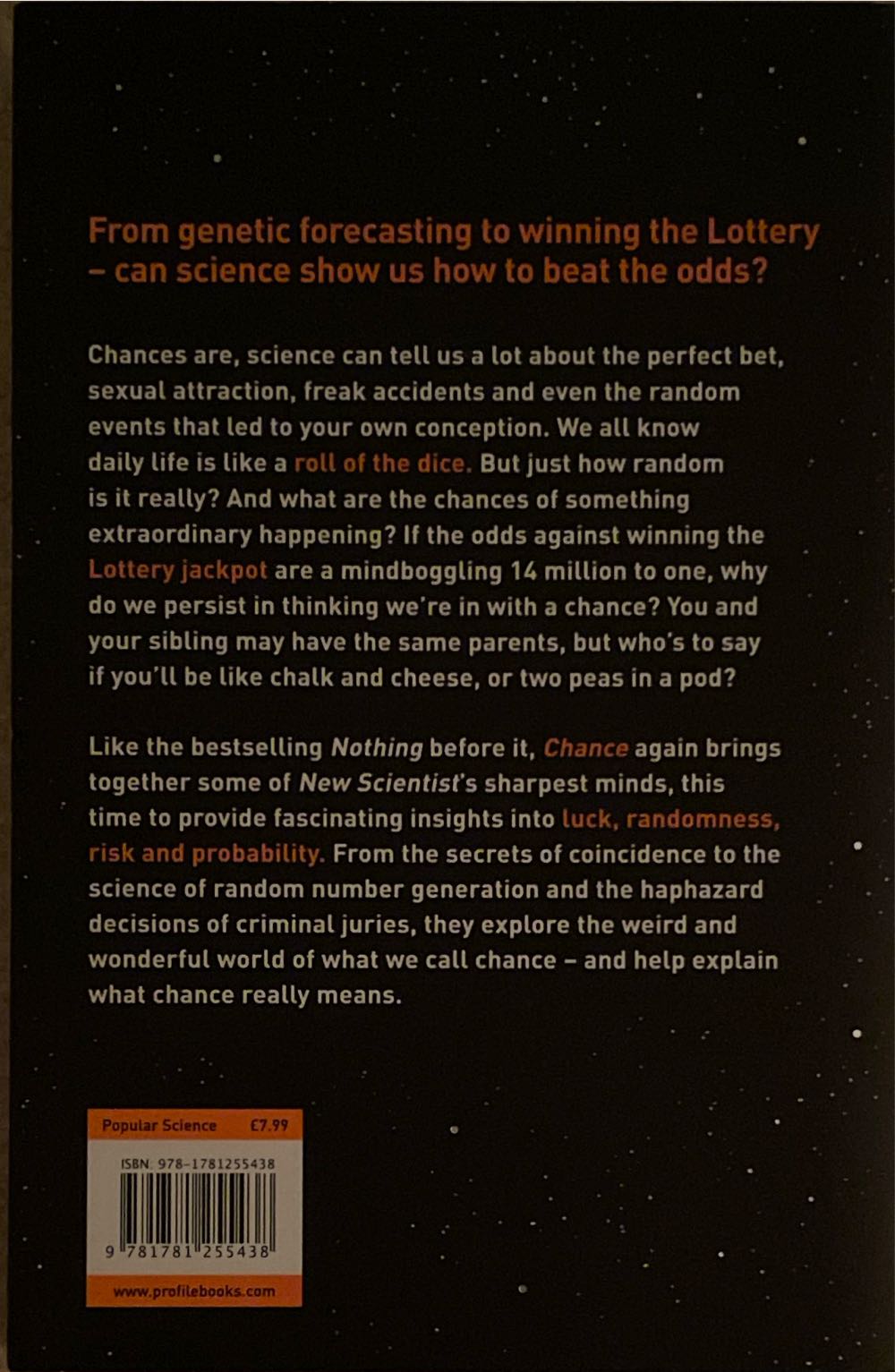 Chance - Conrad, Joseph (Profile Books - Paperback) book collectible [Barcode 9781781255438] - Main Image 2