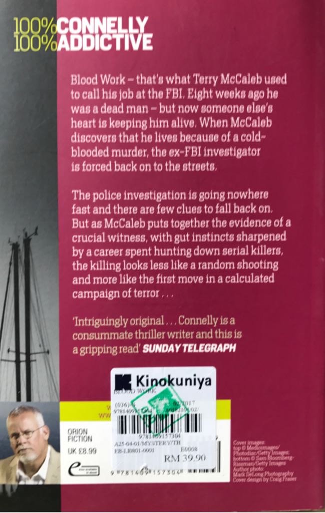 Blood Work - Michael Connelly (Orion - Paperback) book collectible [Barcode 9781409157304] - Main Image 2