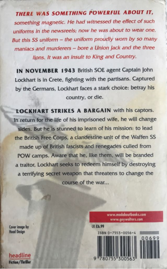 The Traitor - Guy Walters (Headline - Paperback) book collectible [Barcode 9780755300563] - Main Image 2