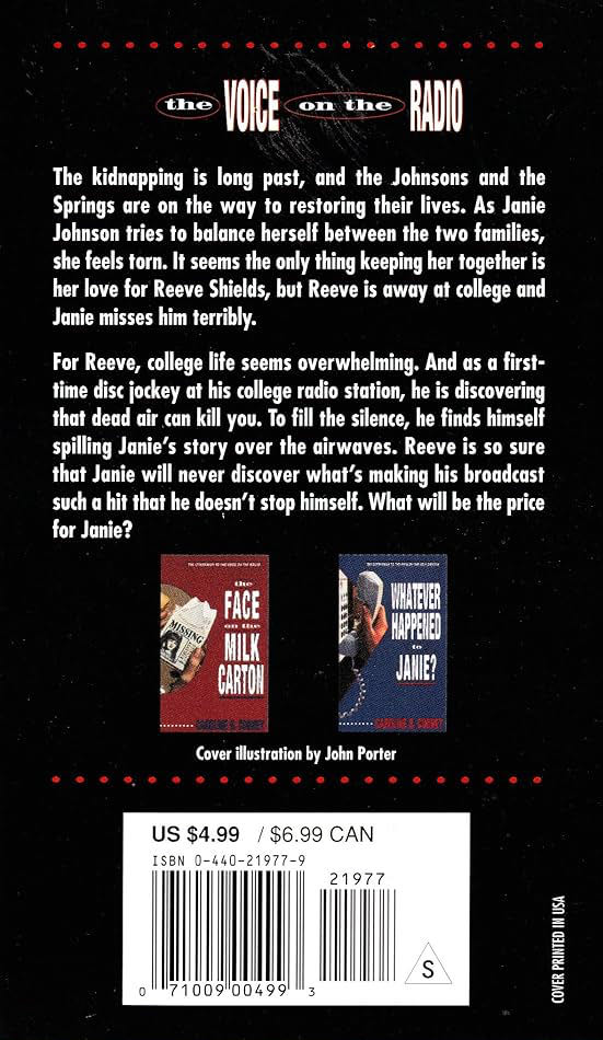 The Voice on the Radio - Caroline B. Cooney (Laurel Leaf - Paperback) book collectible [Barcode 9780440219774] - Main Image 2