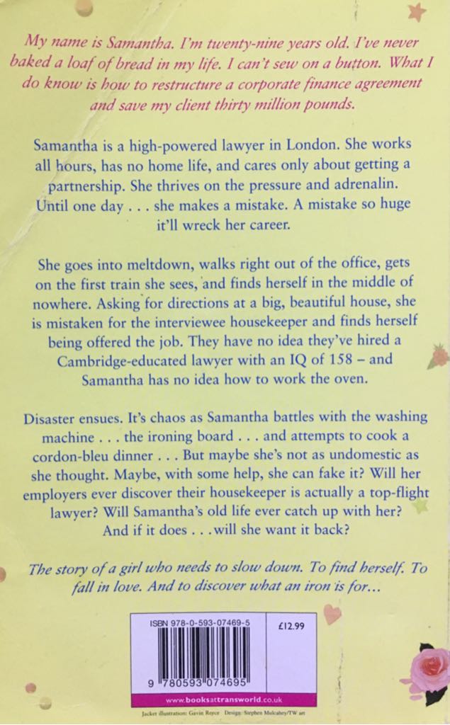 The Undomestic Goddess  (Transworld Publishers - Paperback) book collectible [Barcode 9780593074695] - Main Image 2