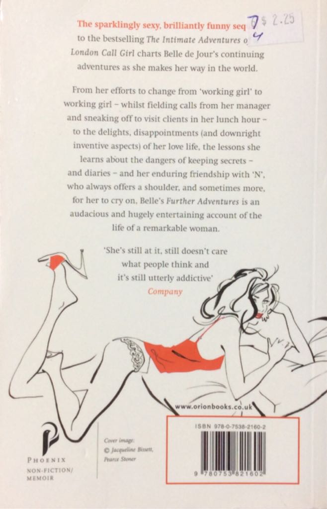 Further Adventures Of A London Call Girl, The - Belle De Jour (Flat - Paperback) book collectible [Barcode 9780753821602] - Main Image 2