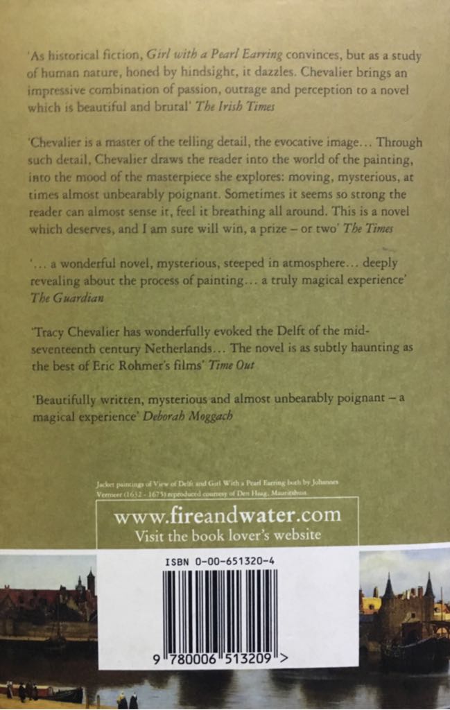 Girl With A Pearl Earring - Tracy Chevalier (Harper - Paperback) book collectible [Barcode 9780006513209] - Main Image 2