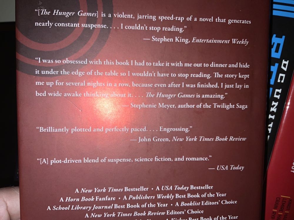 The Hunger Games #1 - Suzanne Collins (Scholastic Press - Hardcover) book collectible [Barcode 9780439023481] - Main Image 3
