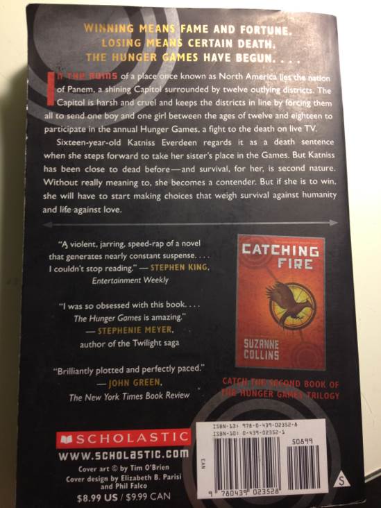 The Hunger Games - Suzanne Collins (Scholastic - Paperback) book collectible [Barcode 9780439023528] - Main Image 2