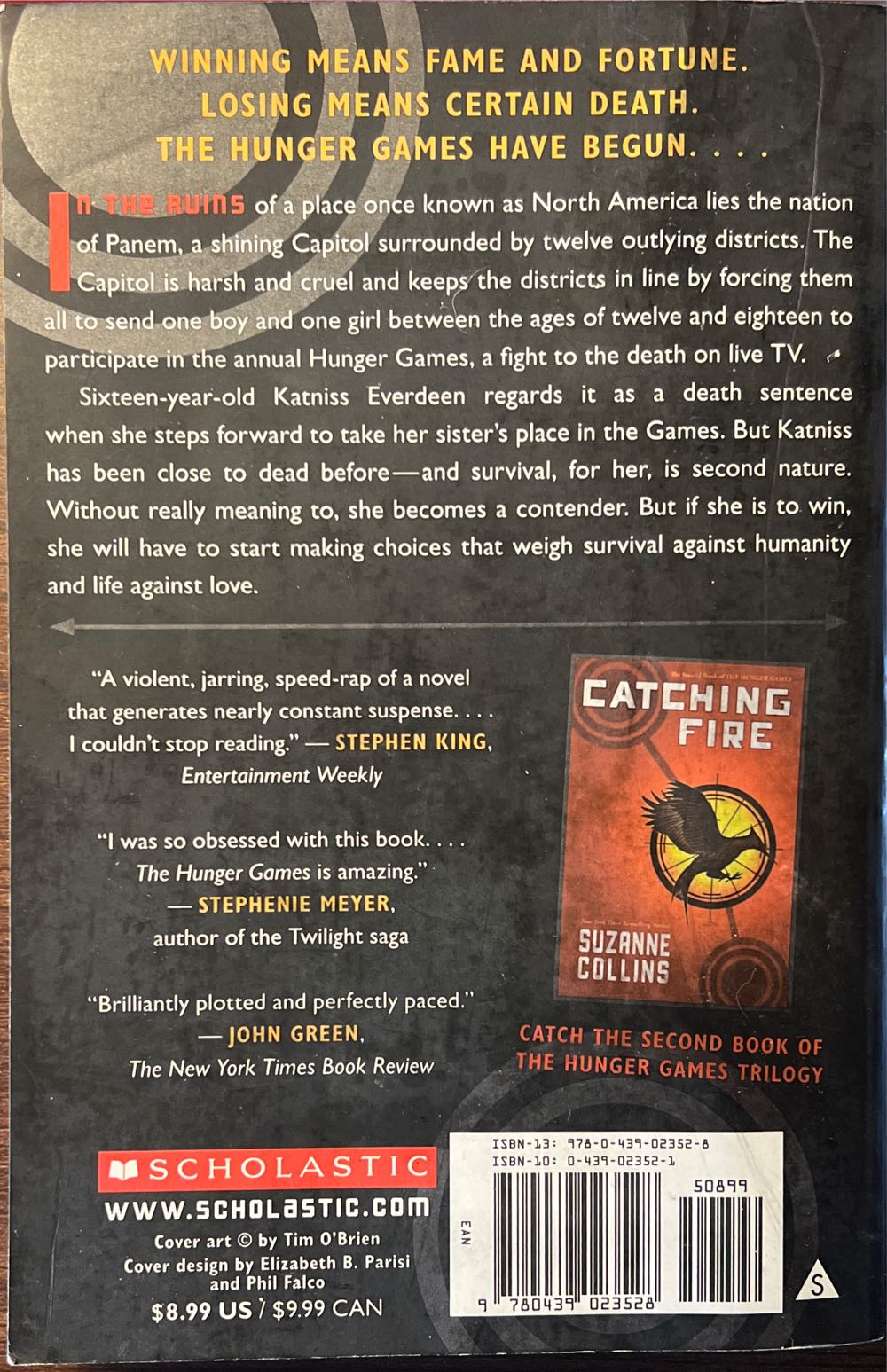The Hunger Games - Suzanne Collins (Scholastic - Paperback) book collectible [Barcode 9780439023528] - Main Image 5