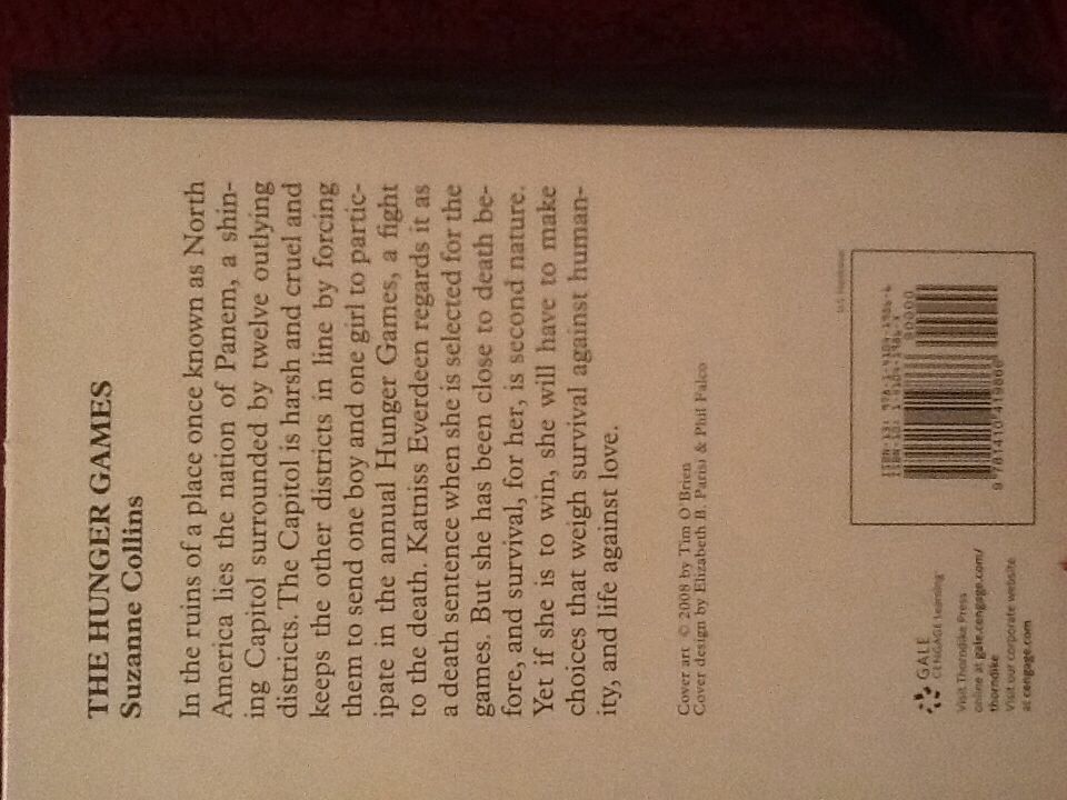 Hunger Games, The - Suzanne Collins (A Scholastic Press - Hardcover) book collectible [Barcode 9781410419866] - Main Image 2