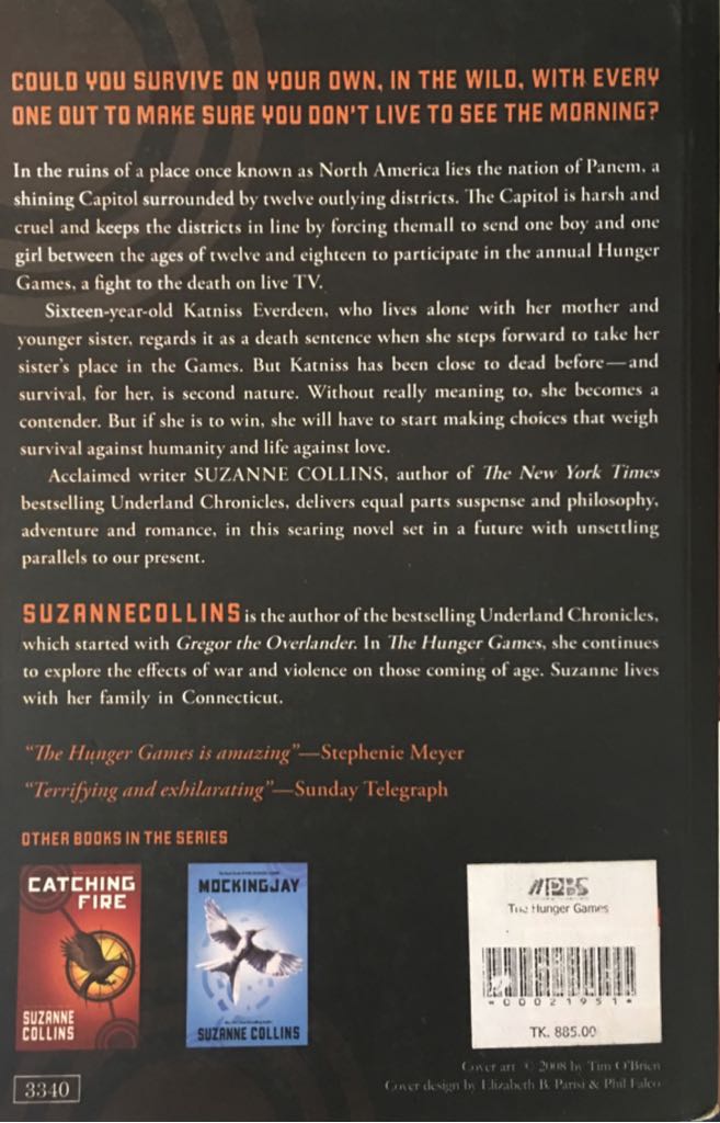 The Hunger Games - Suzanne Collins (Scholastic India - Trade Paperback) book collectible - Main Image 2