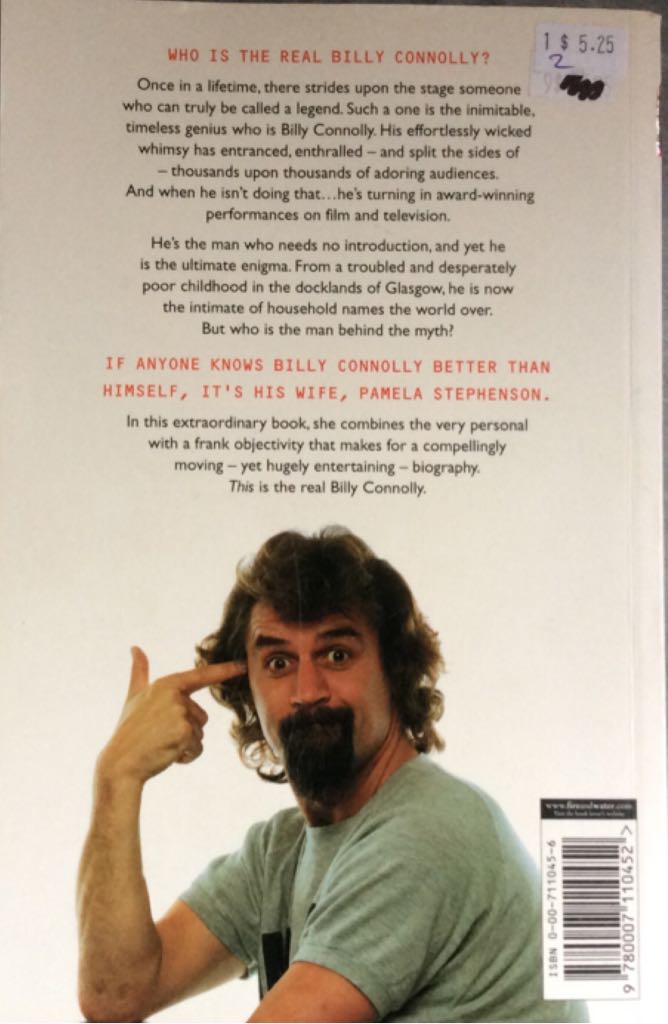 Billy - Pamela Stephenson (An Imprint Of Harper Collins Publishers - Paperback) book collectible [Barcode 9780007110452] - Main Image 2