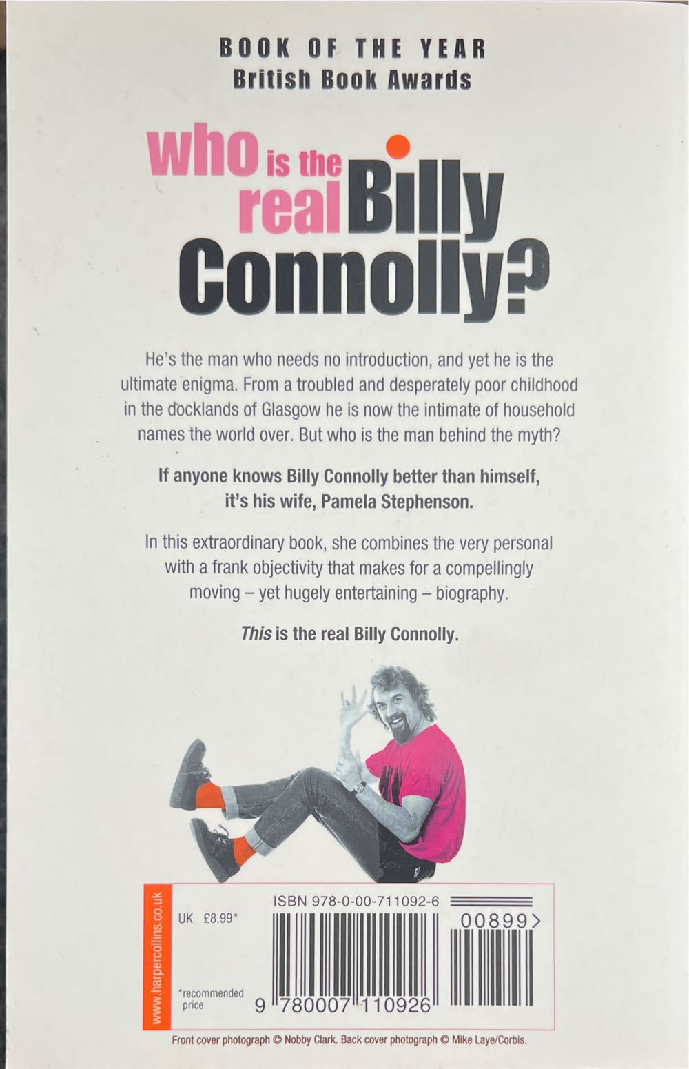 Billy - Pamela Stephenson (Harper - Paperback) book collectible [Barcode 9780007110926] - Main Image 2