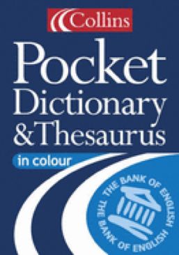 Pocket Dictionary and Thesaurus - Collins book collectible [Barcode 9780004721194] - Main Image 1
