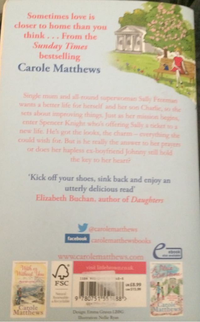 All You Need Is Love - Carole Matthews book collectible [Barcode 9780751551488] - Main Image 2