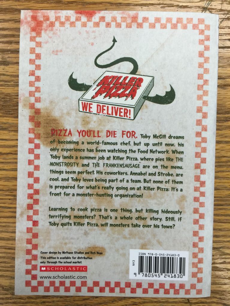 Killer Pizza - Greg Taylor (- Paperback) book collectible [Barcode 9780545241830] - Main Image 2