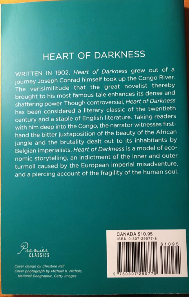 Heart Of Darkness - Joseph Conrad (- Paperback) book collectible [Barcode 9780307290779] - Main Image 2