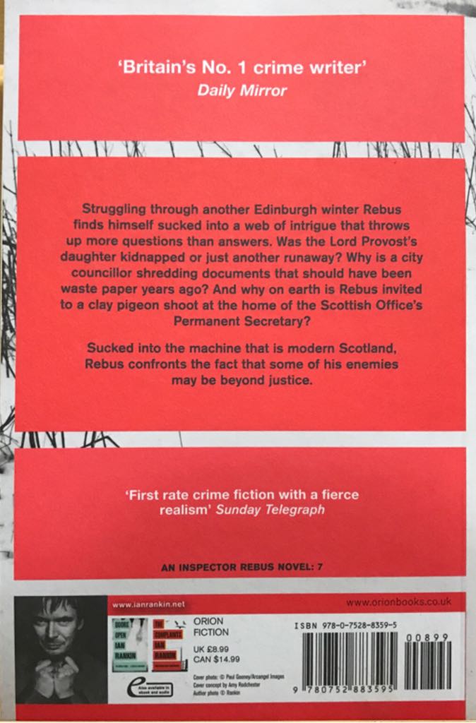 Let It Bleed - Ian Rankin (Orion - Paperback) book collectible [Barcode 9780752883595] - Main Image 2