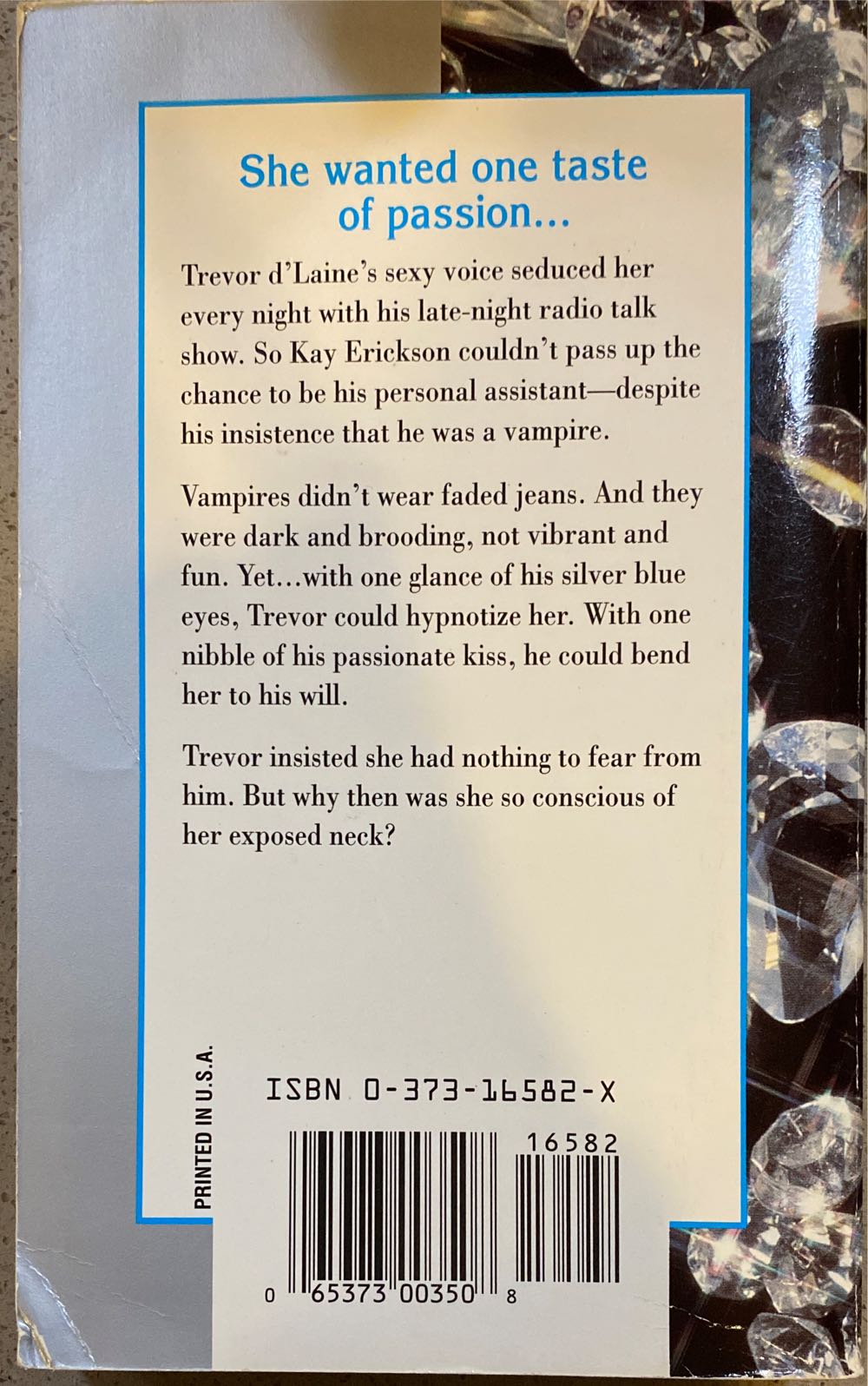 Love Bites - Sands (Harlequin - Paperback) book collectible [Barcode 9780373165827] - Main Image 2