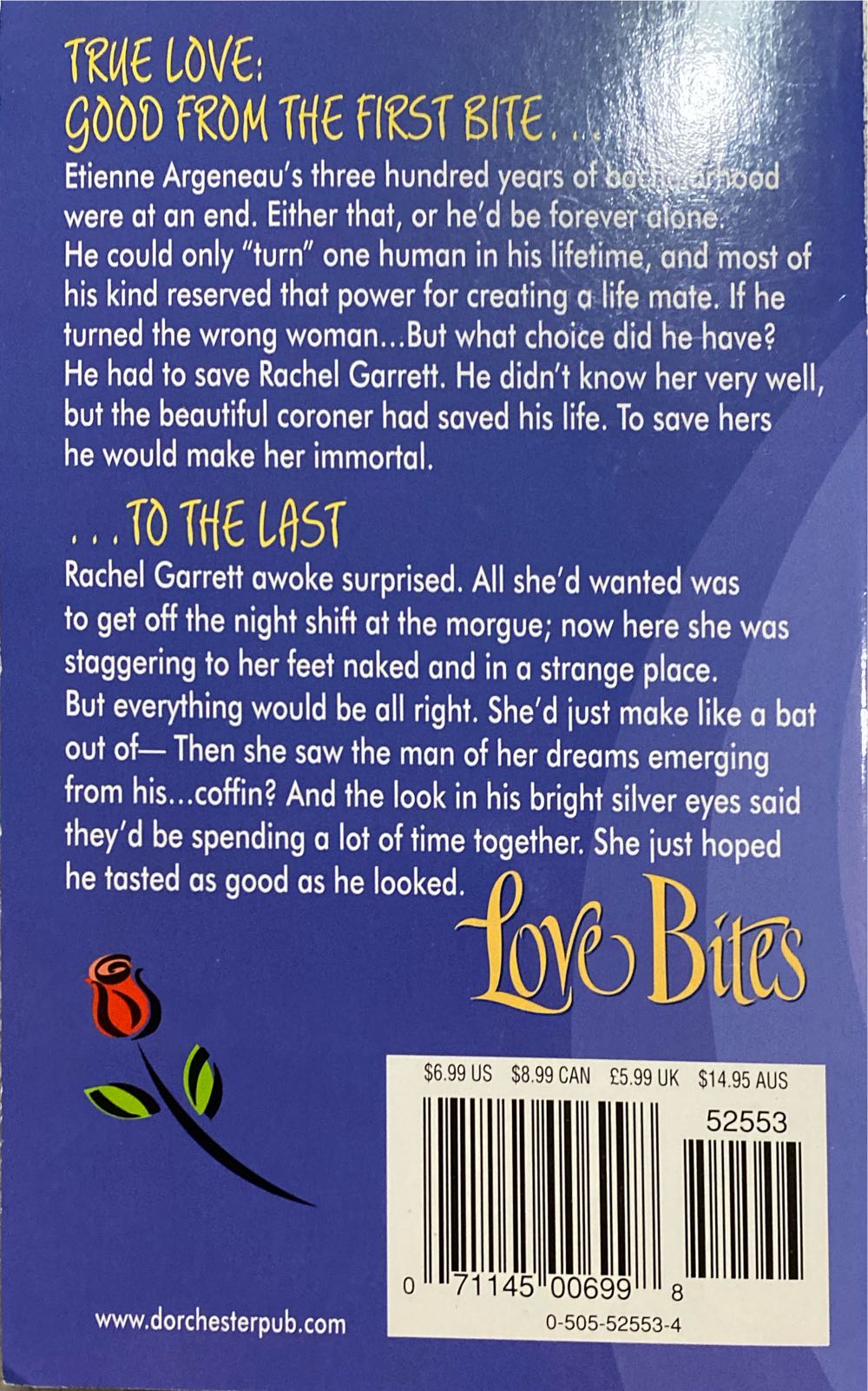 Love Bites - Lynsay Sands (Avon Books - Paperback) book collectible [Barcode 9780505525536] - Main Image 2