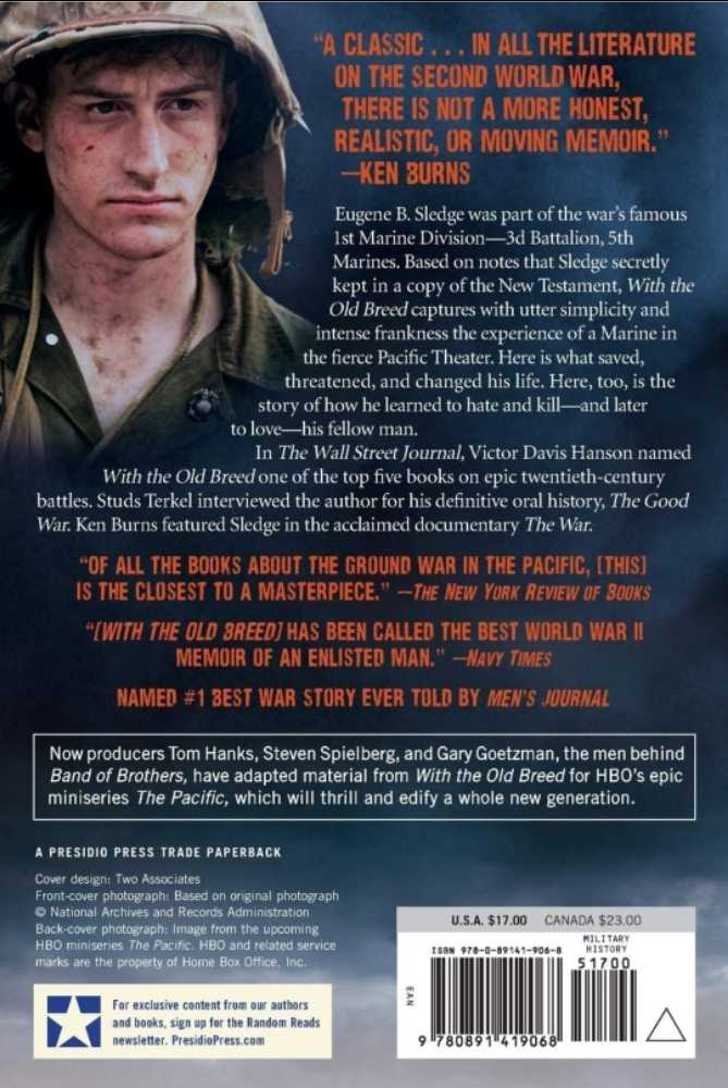 With The Old Breed - E. B. Sledge (Presidio Press - Paperback) book collectible [Barcode 9780891419068] - Main Image 2
