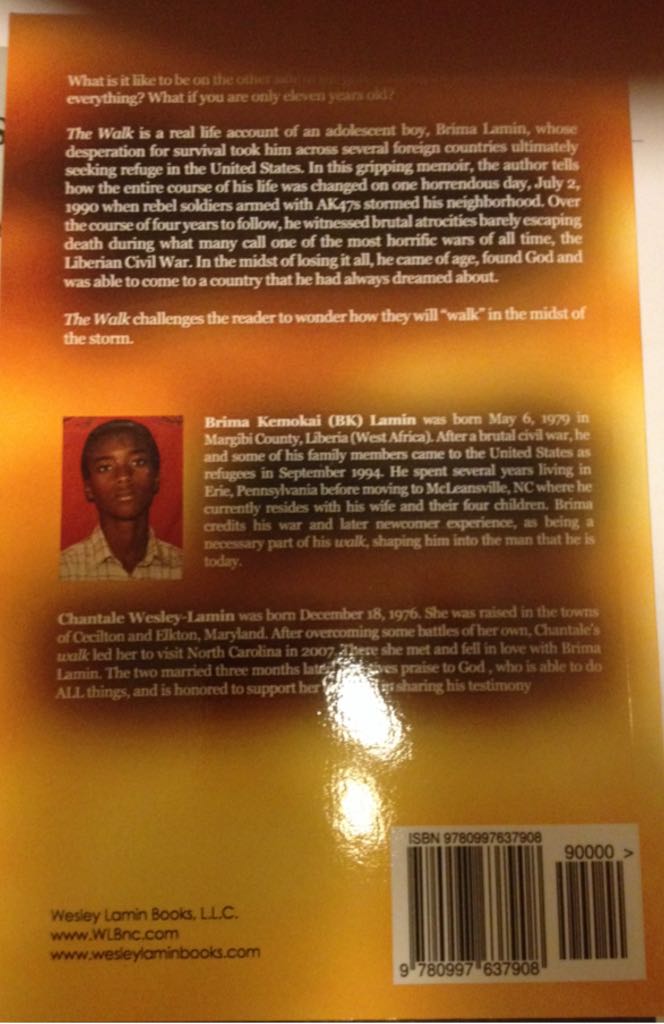 The Walk - Paul Evans book collectible [Barcode 9780997637908] - Main Image 2