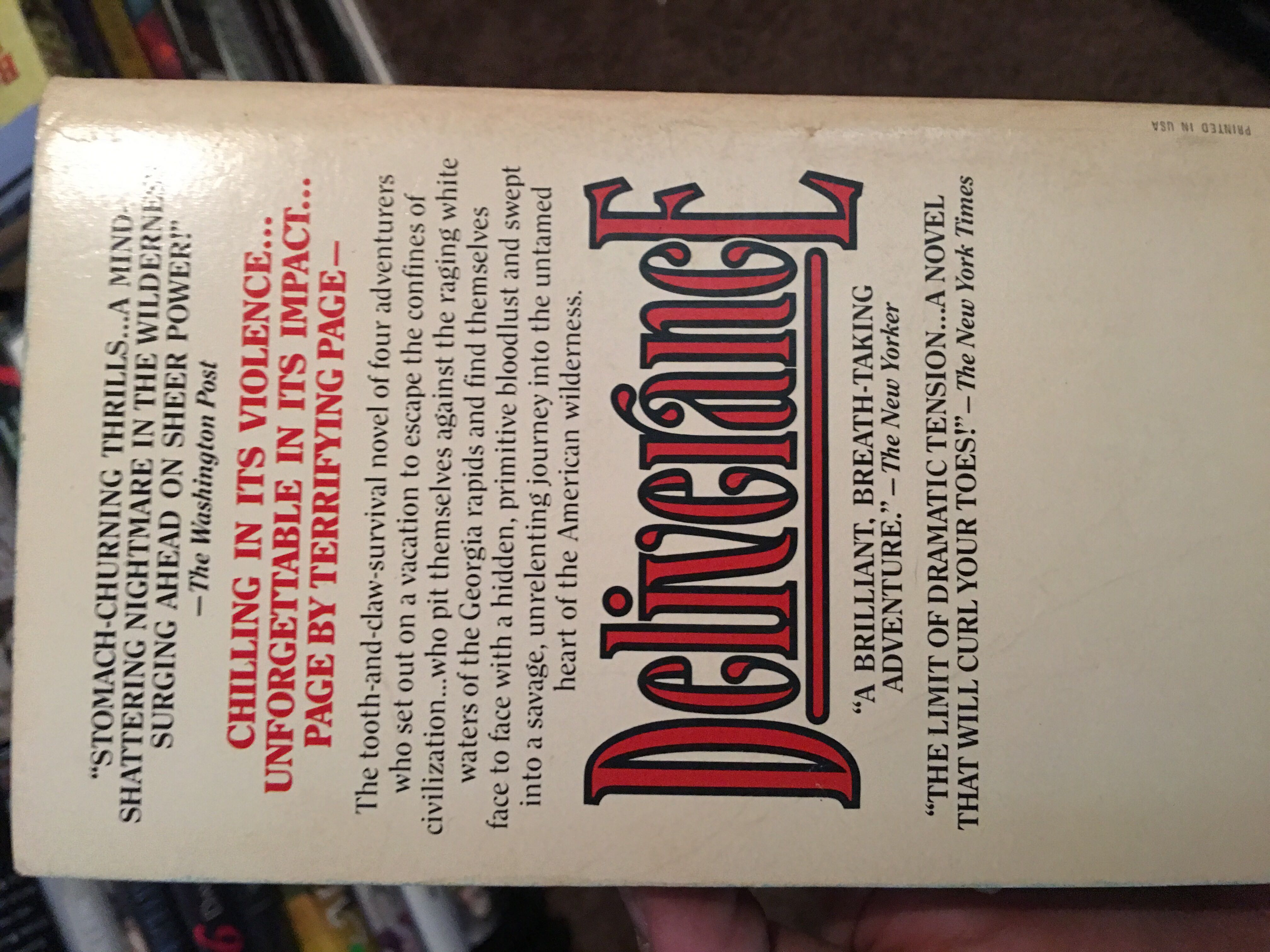 Deliverance - James Dickey (Kindle) book collectible [Barcode 9786305558156] - Main Image 2