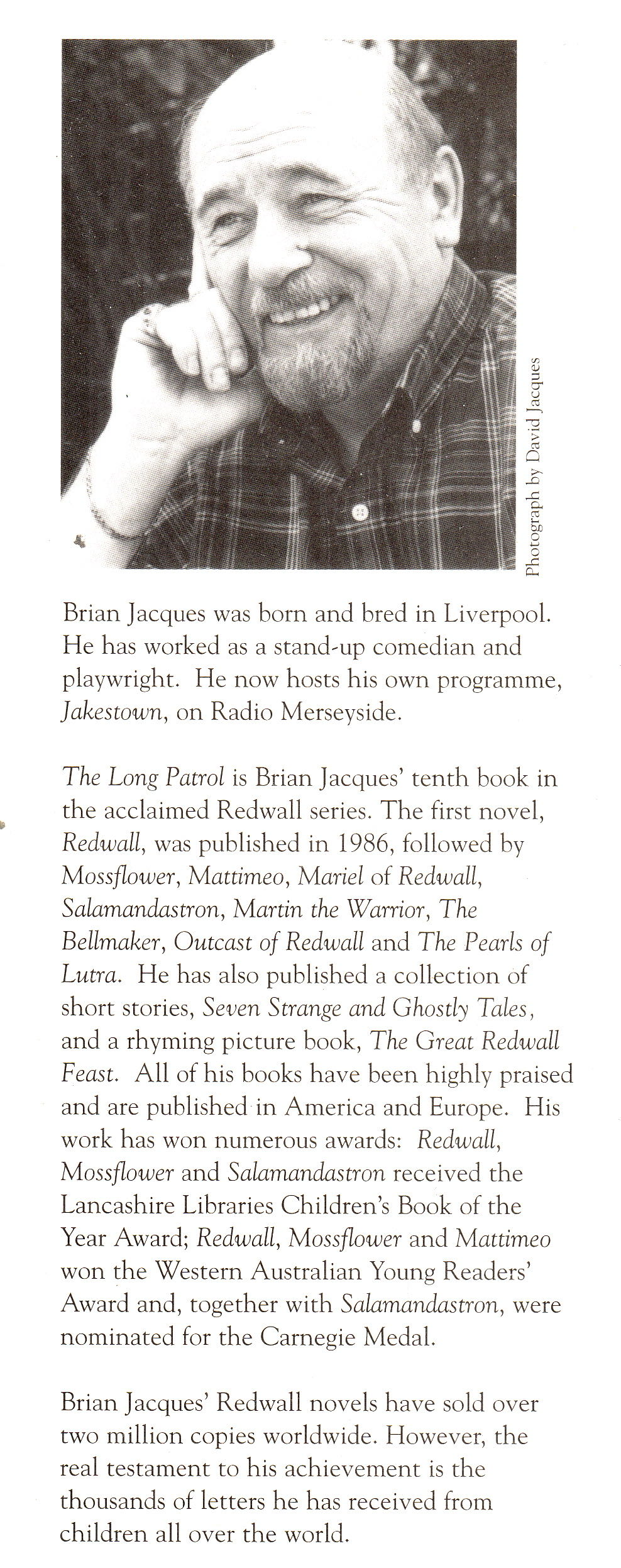 The Long Patrol - Brian Jacques (Philomel) book collectible [Barcode 9780091765460] - Main Image 4