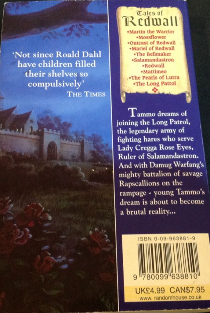 The Long Patrol - Brian Jacques (Red Fox - Paperback) book collectible [Barcode 9780099638810] - Main Image 2