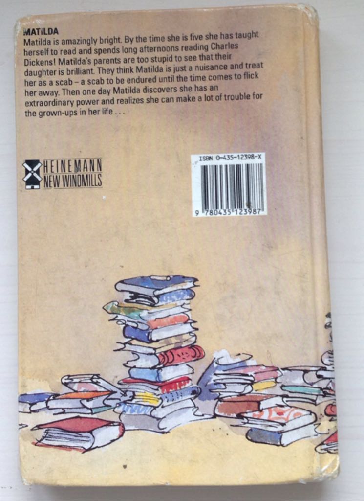 Matilda - Roald Dahl (Heinemann Educational Books - Hardcover) book collectible [Barcode 9780435123987] - Main Image 2
