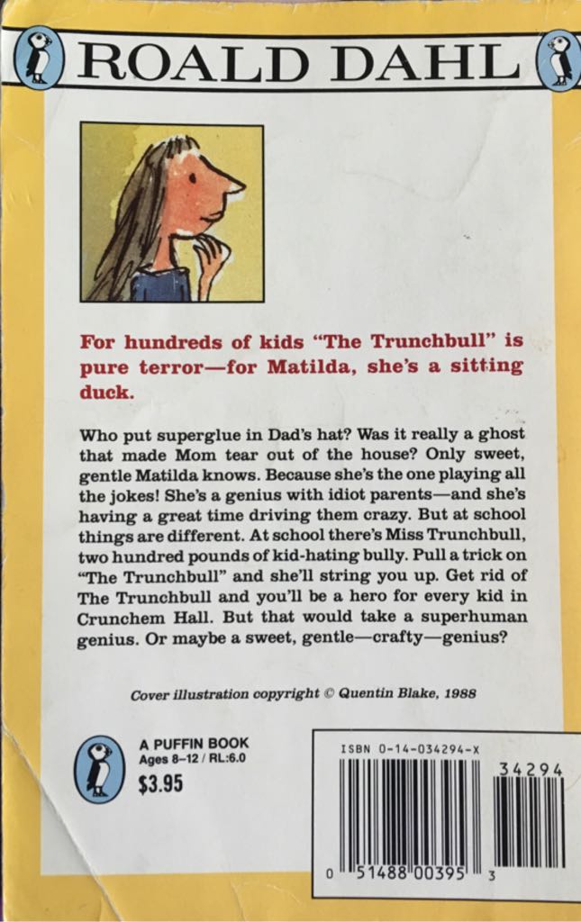 Matilda  (Paperback) book collectible - Main Image 2