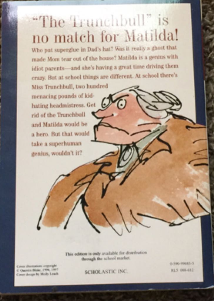 Matilda  book collectible - Main Image 2