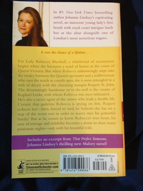 A Rogue Of My Own - Johanna Lindsey (Pocket Books - Paperback) book collectible - Main Image 2