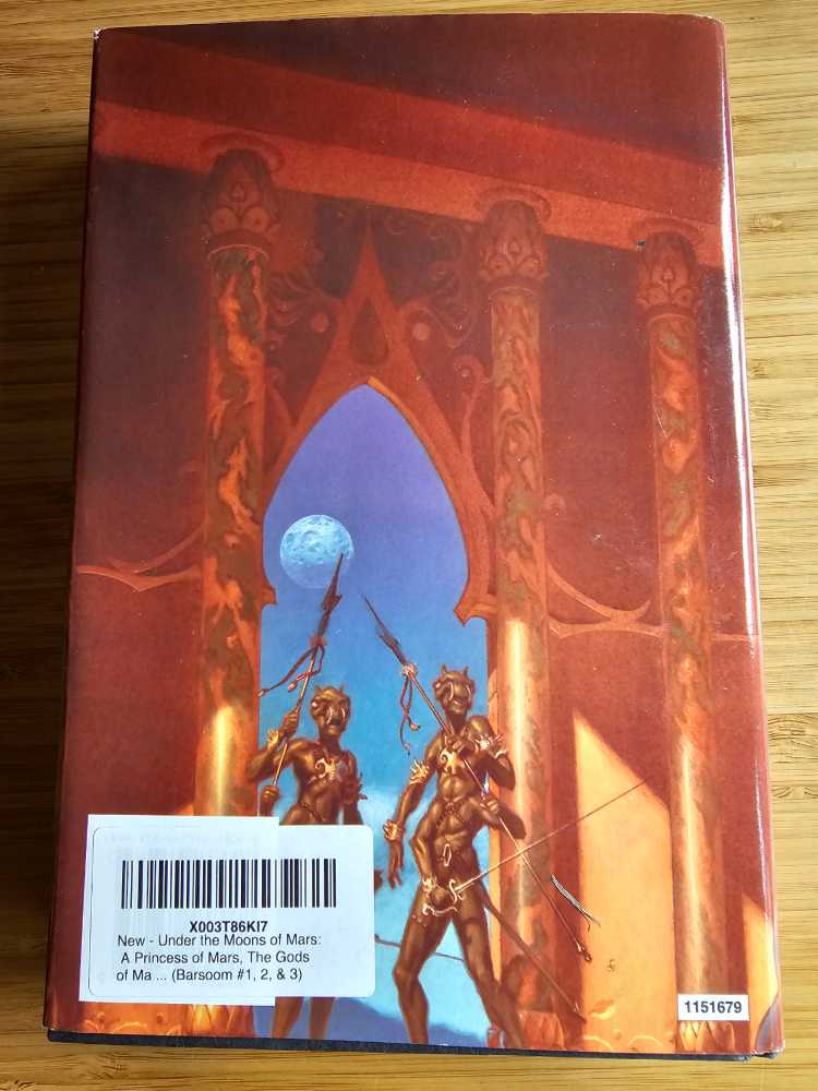 Under the Moons of Mars - Edgar Rice Burroughs (Science Fiction Book Club - Hardcover) book collectible [Barcode 9780739438008] - Main Image 2