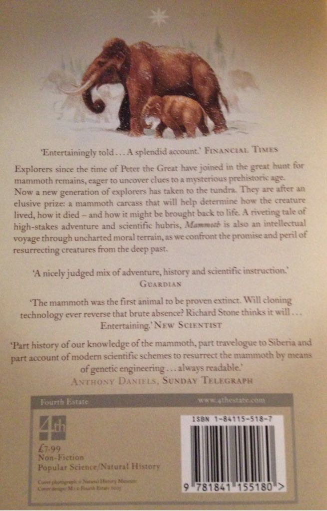 Mammoth  book collectible [Barcode 9781841155180] - Main Image 2