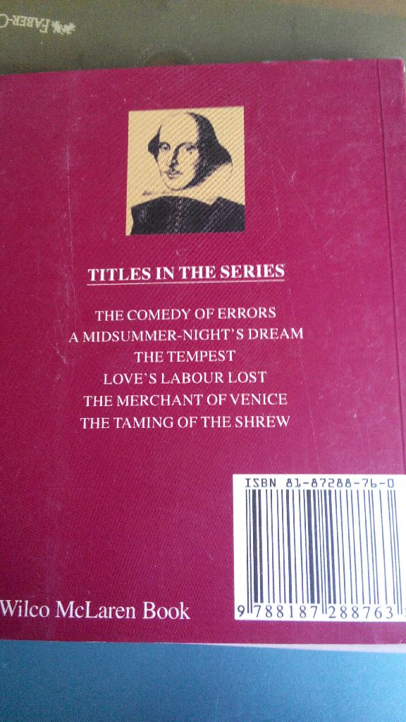 The Taming Of The Shrew  (Paperback) book collectible [Barcode 9788187288763] - Main Image 2