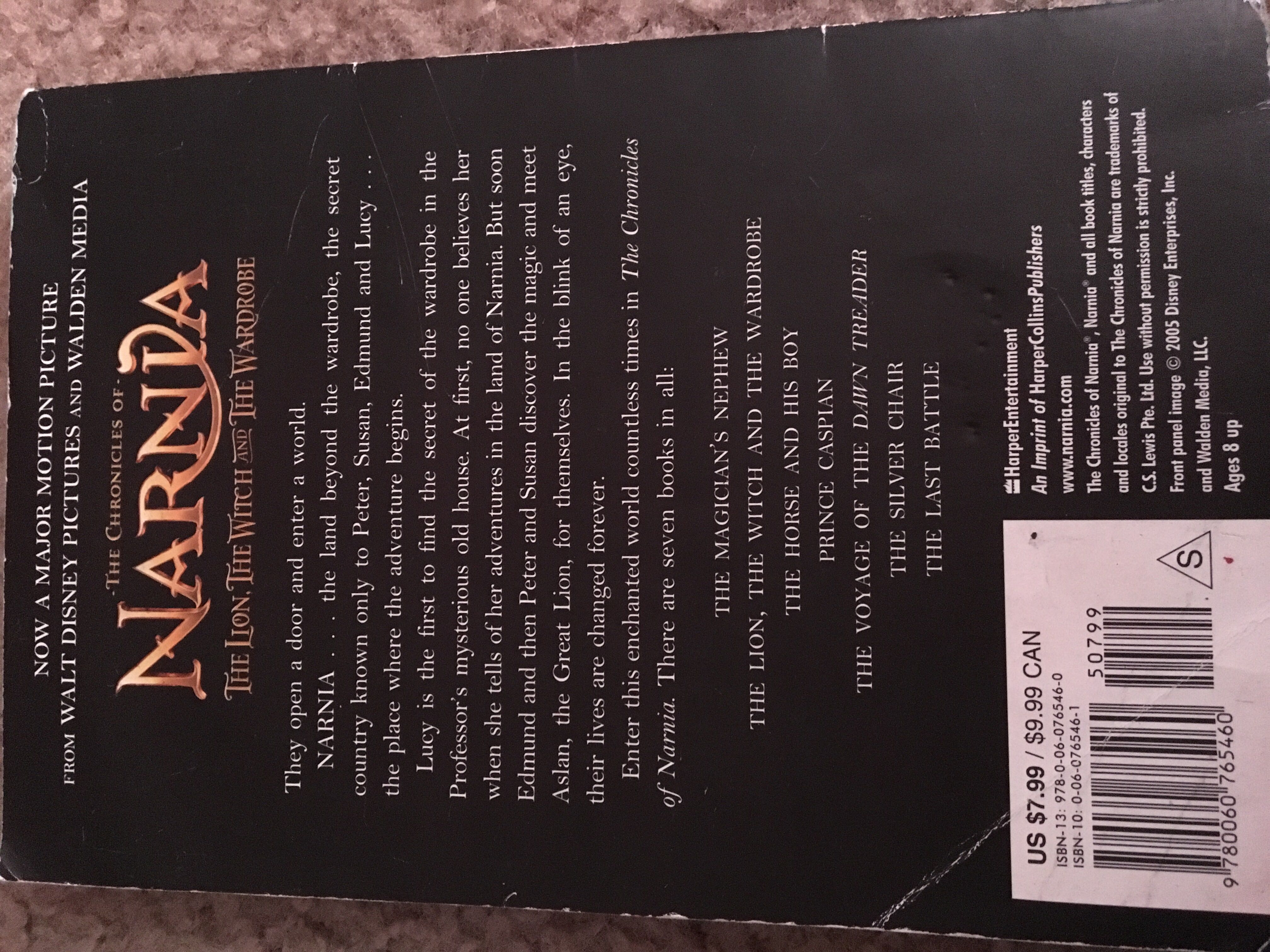 NARNIA 2: The Lion, the Witch and the Wardrobe - C.S. Lewis (Harper Entertainment) book collectible [Barcode 9780060765460] - Main Image 2