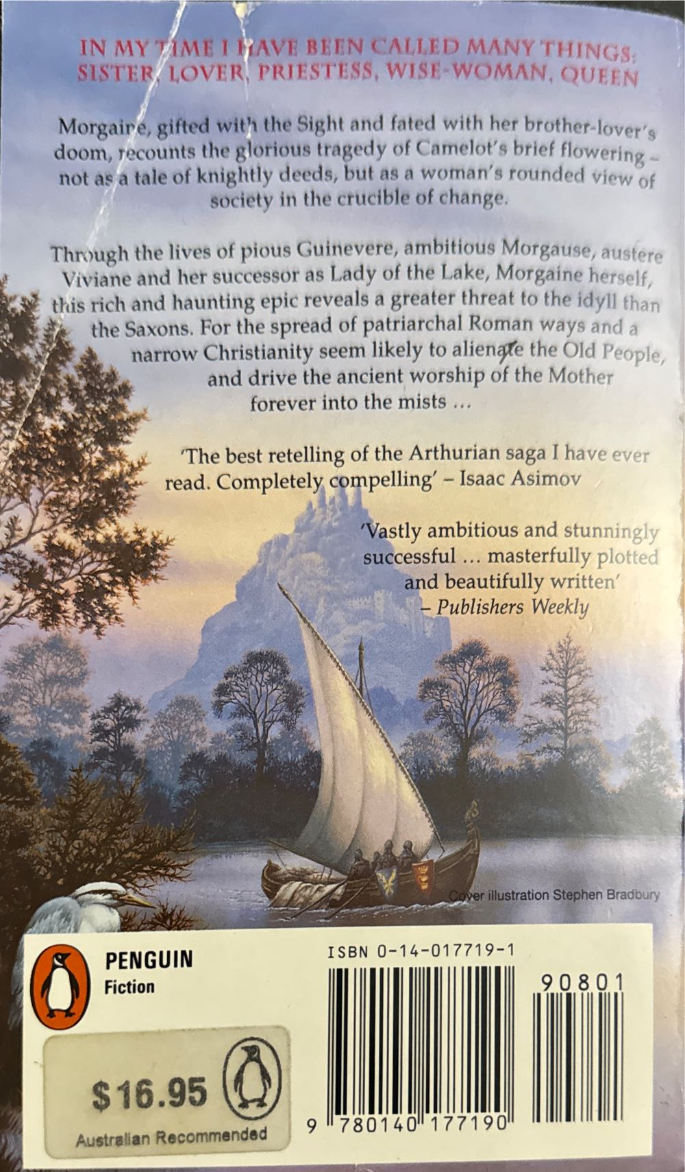 The Mists of Avalon - Marion Zimmer Bradley (Penguin Books - Paperback) book collectible [Barcode 9780140177190] - Main Image 2