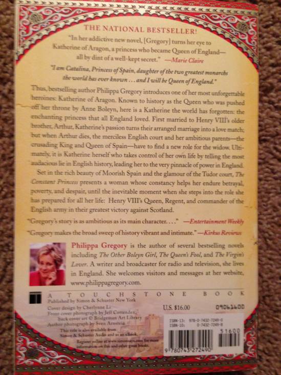 The Constant Princess - Philippa Gregory (Recorded Books, LLC - Paperback) book collectible [Barcode 9780743272490] - Main Image 2