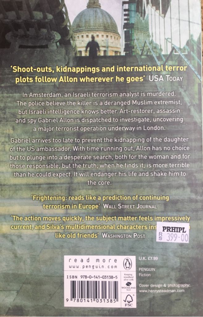 The Secret Servant - Daniel Silva (Penguin Books - Paperback) book collectible [Barcode 9780141031385] - Main Image 2