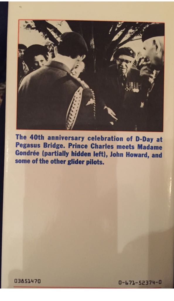 Pegasus Bridge: June 6, 1944 - Stephen E. Ambrose (Simon & Schuster - Trade Paperback) book collectible [Barcode 9780671523749] - Main Image 2