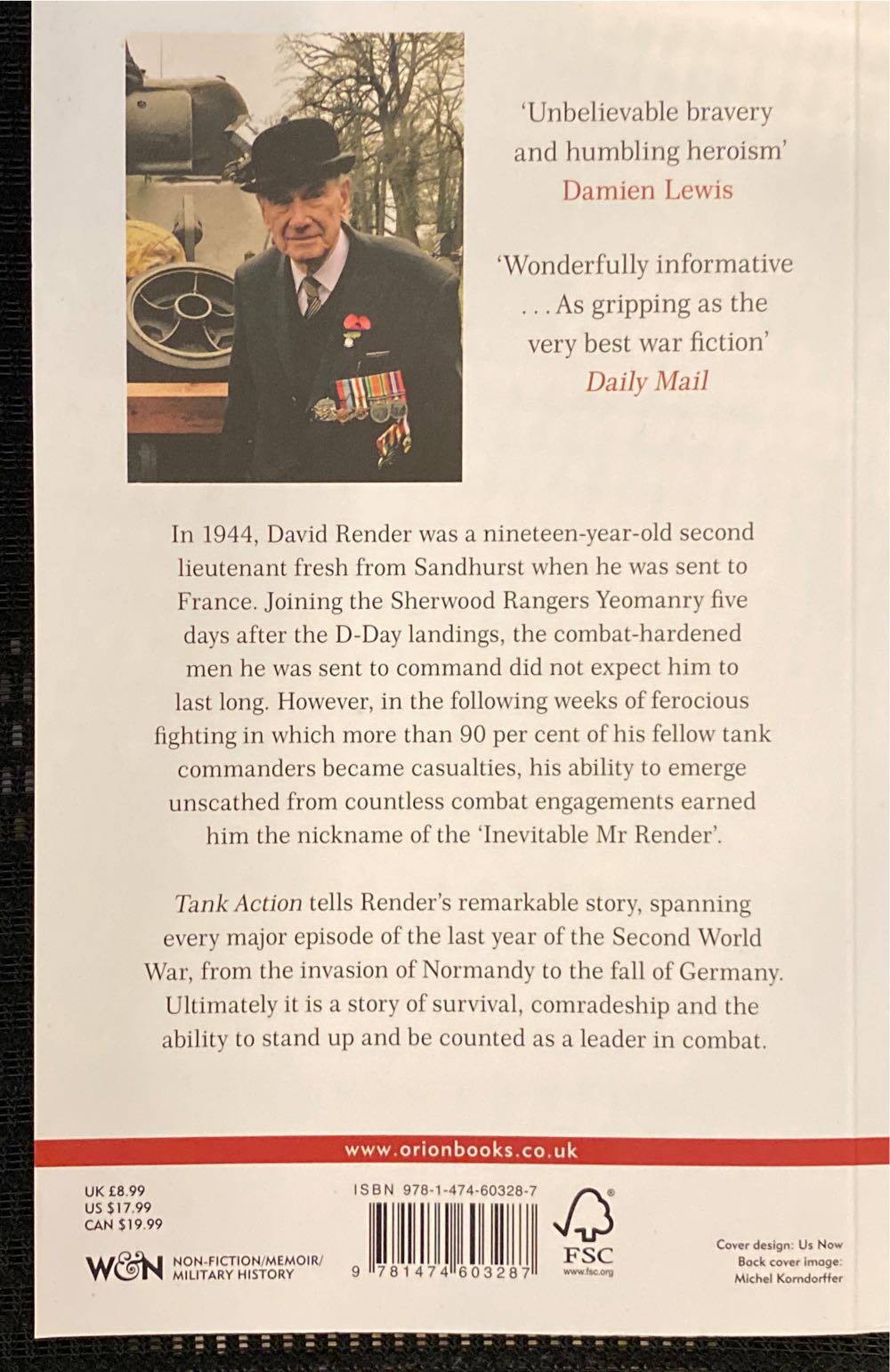 Tank Action - George Forty (Weidenfeld & Nicolson - Audiobook) book collectible [Barcode 9781474603287] - Main Image 2