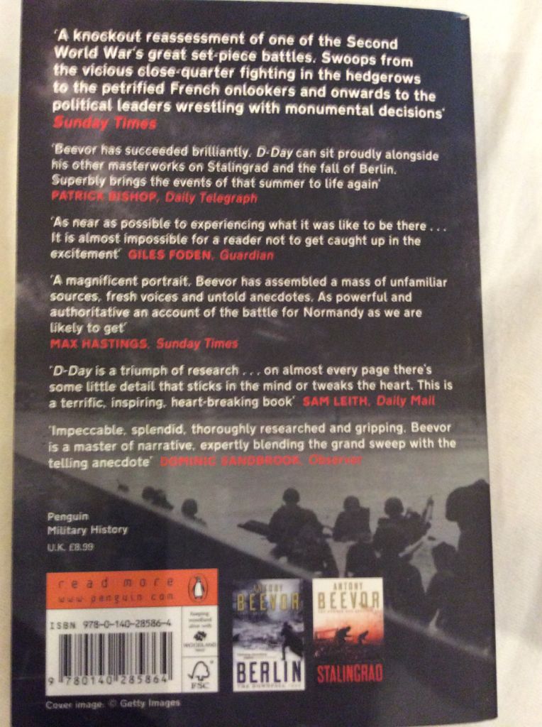 D-Day - Henry Brook (- Paperback) book collectible [Barcode 9780140285864] - Main Image 2