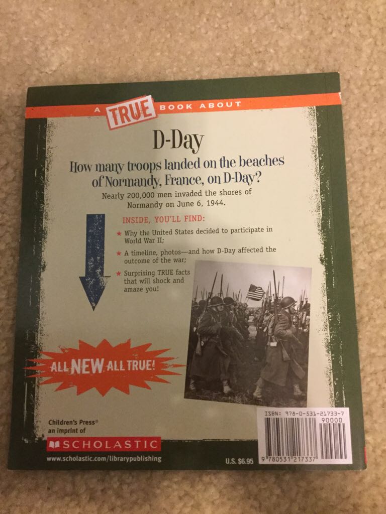 D-Day  (A Scholastic Press) book collectible [Barcode 9780531217337] - Main Image 2
