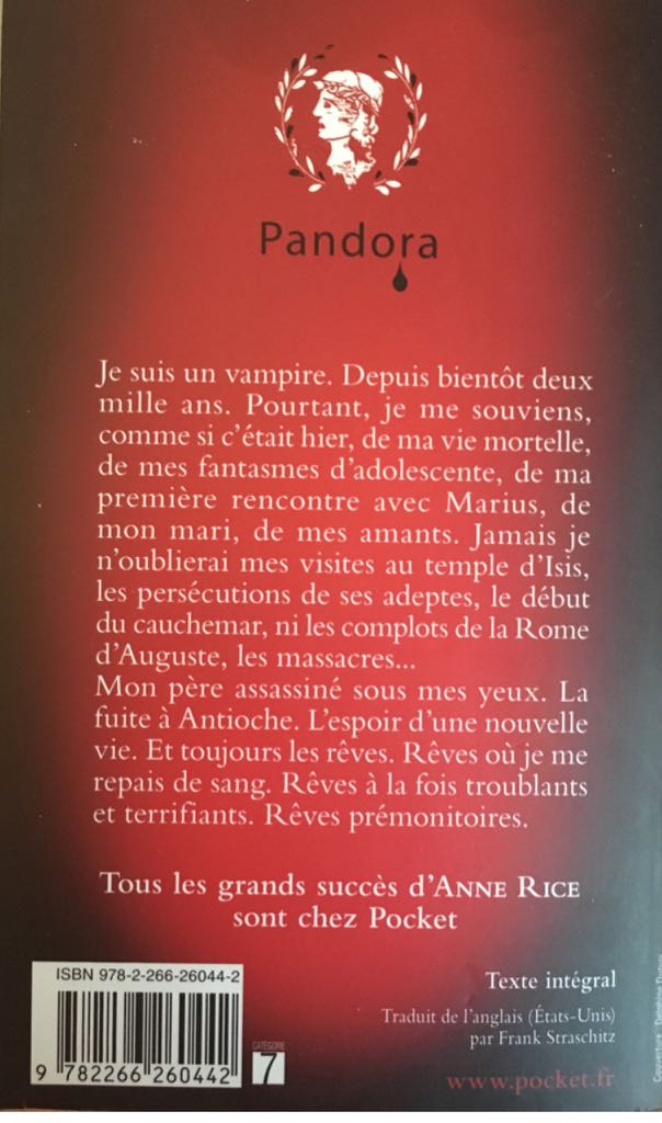 Pandora  book collectible [Barcode 9782266260442] - Main Image 2