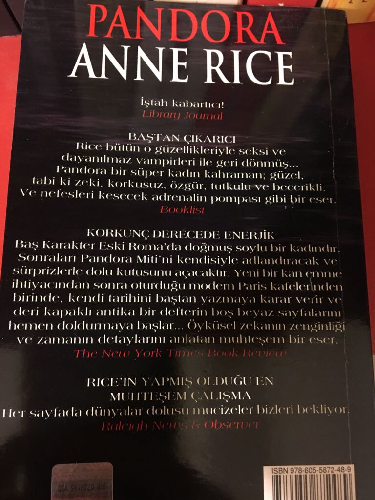 Pandora  book collectible [Barcode 9786055872489] - Main Image 2