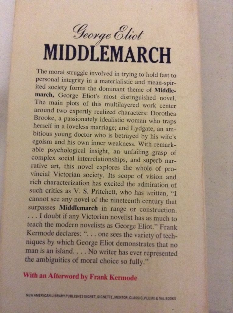 Middlemarch  book collectible - Main Image 2